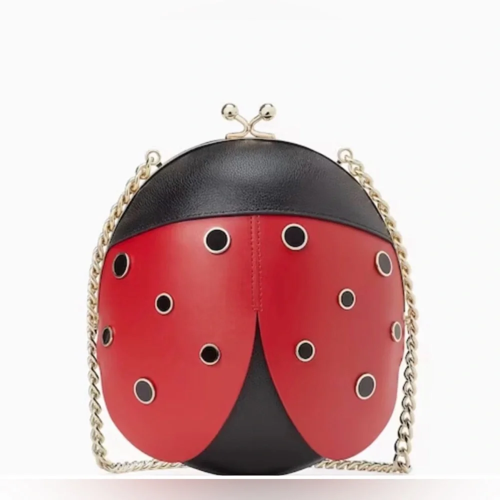 NWT Kate Spade dottie 3d ladybug NOVELTY Crossbody - Picture 3 of 10